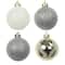 5 Pack 2.2" Silver & Gold Shatterproof Ball Ornaments by Ashland®